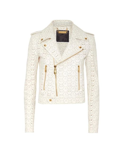 Light Jackets Philipp Plein de color White