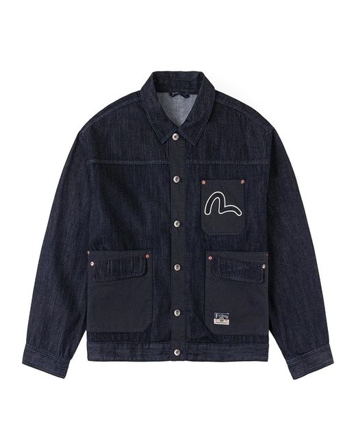 Denim Jackets Evisu pour homme en coloris Blue