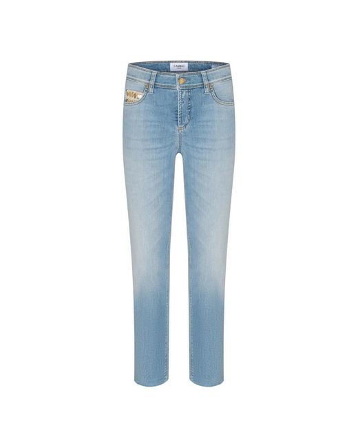 Cambio Blue Cropped Jeans