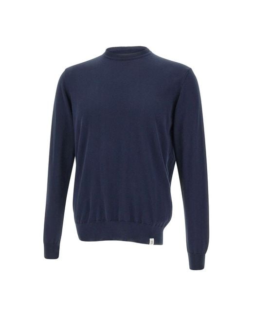 Peuterey Blue Round-Neck Knitwear for men