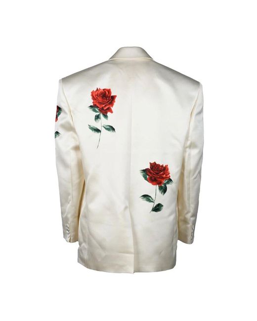 Giacca in seta e lana di Magda Butrym in White