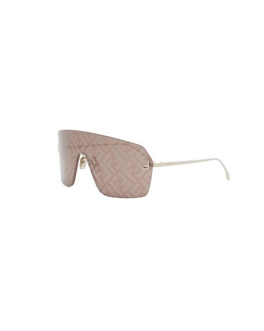 Fendi White Sunglasses