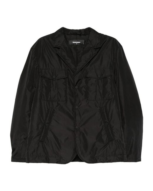 DSquared² Black Light Jackets for men