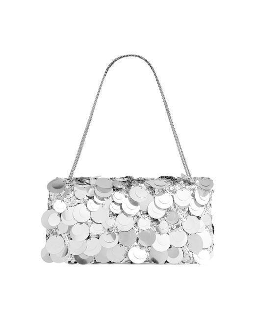 Rabanne White Shoulder Bags