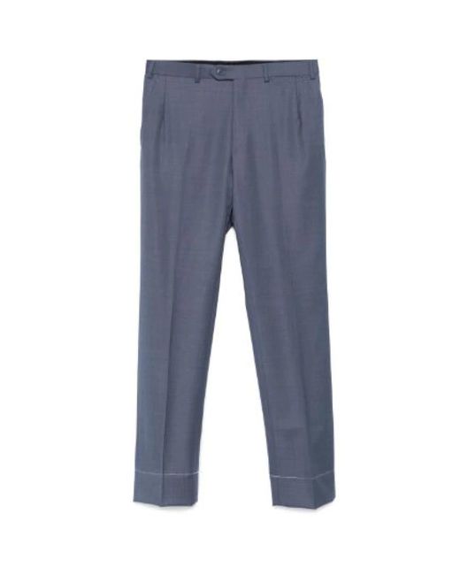 Suit Trousers di Brioni in Blue da Uomo
