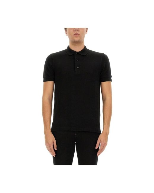 Tom Ford Black Polo Shirts for men