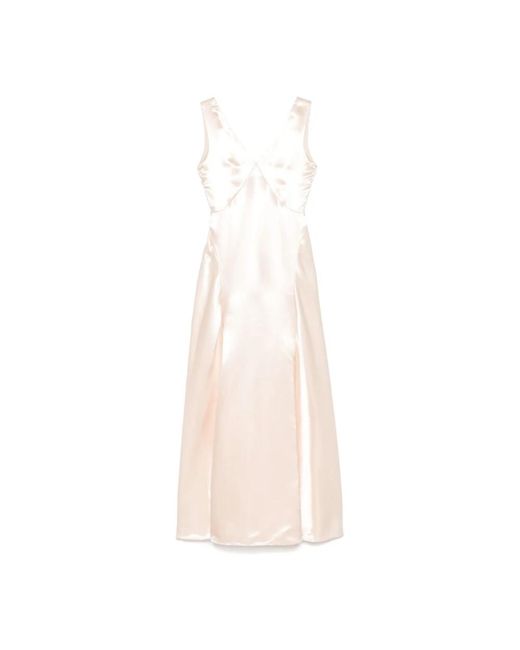 Philosophy Di Lorenzo Serafini White Maxi Dresses