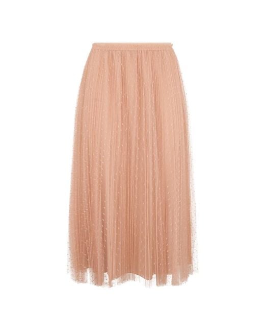 RED Valentino Pink Midi Skirts