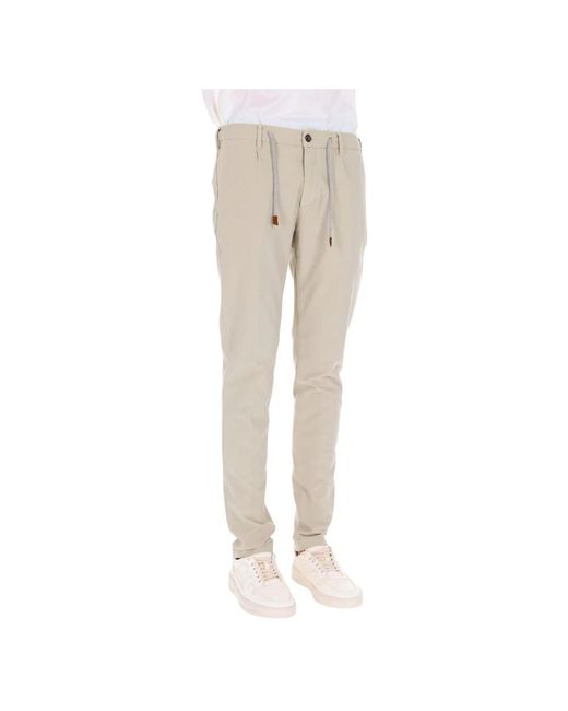 Eleventy Chinos in het Natural voor heren