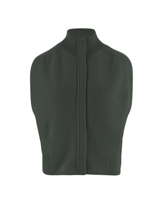 Sa Su Phi Green Cashmere Ärmelloser Pullover