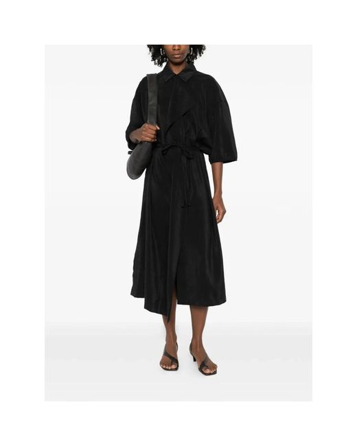 Lemaire Black Shirt Dresses