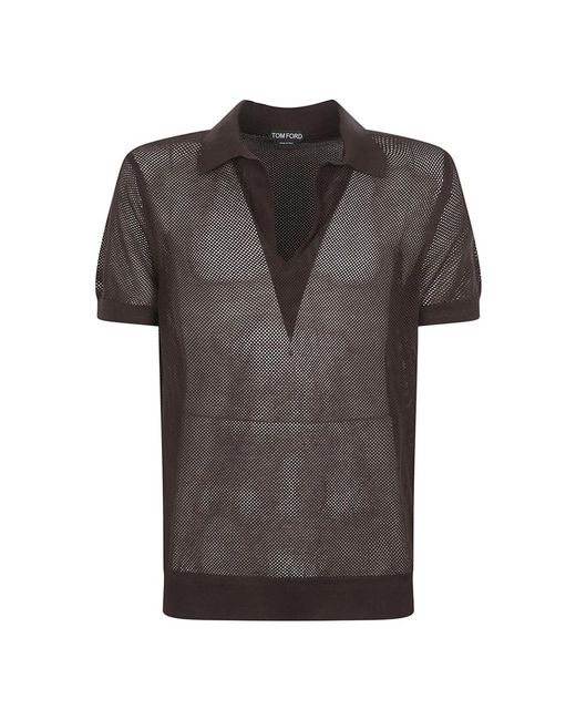 Tom Ford Gray Polo Shirts for men