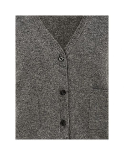 Not Shy Gray Cashmere Knitwear