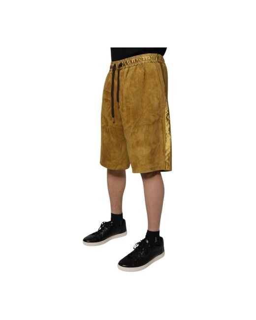 Dolce & Gabbana Green Casual Shorts for men