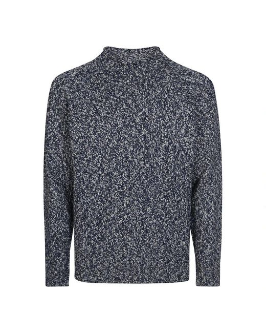 Drumohr Stylischer rundhalspullover in Blue für Herren