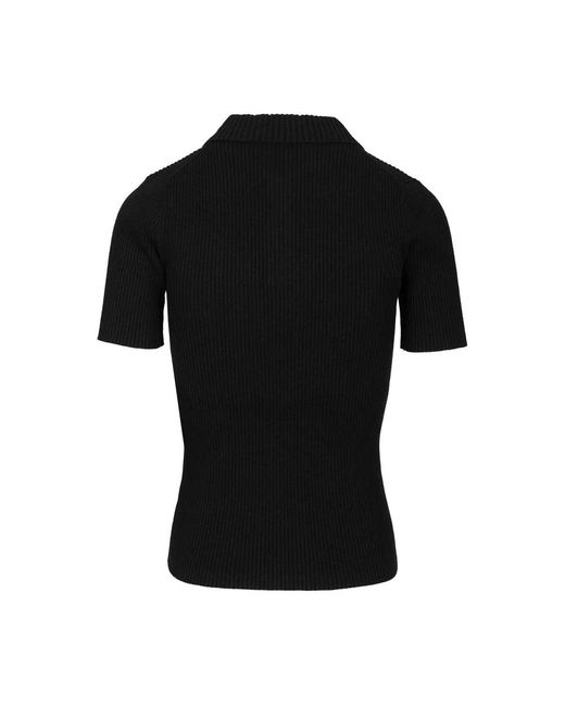 Maison Kitsuné Black Polo Shirts