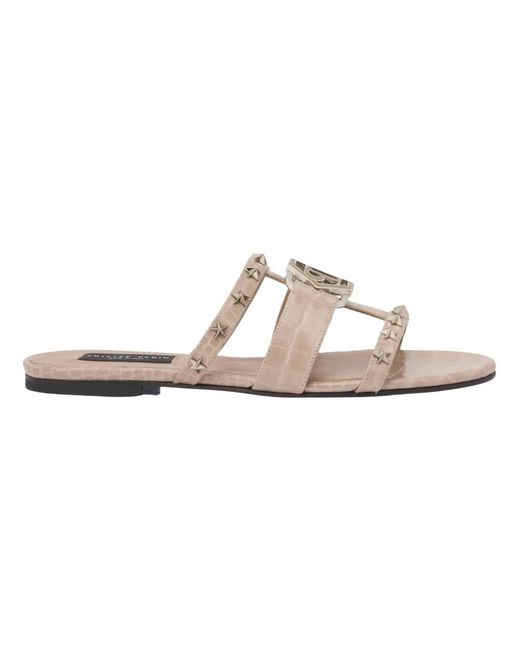 Sliders Philipp Plein en coloris Natural