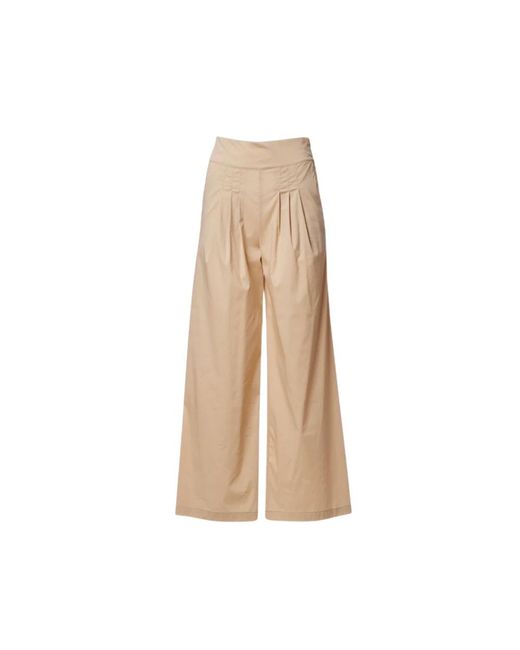 Trousers > wide trousers Manila Grace en coloris Natural
