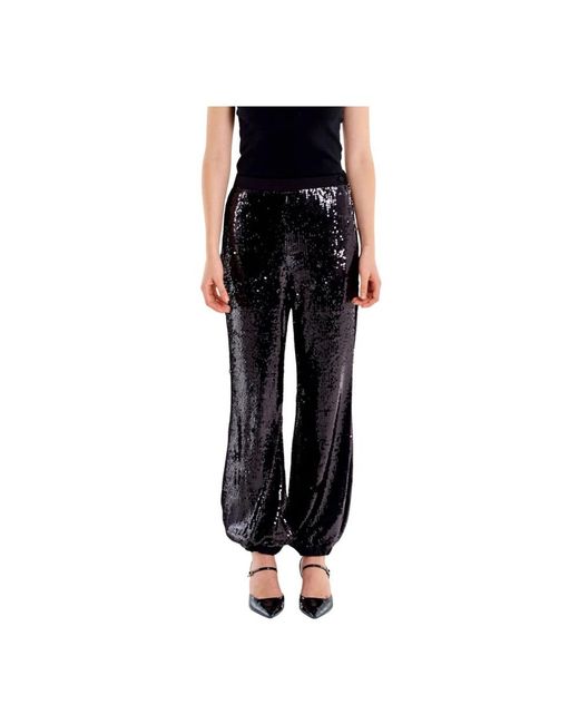 ViCOLO Black Straight Trousers
