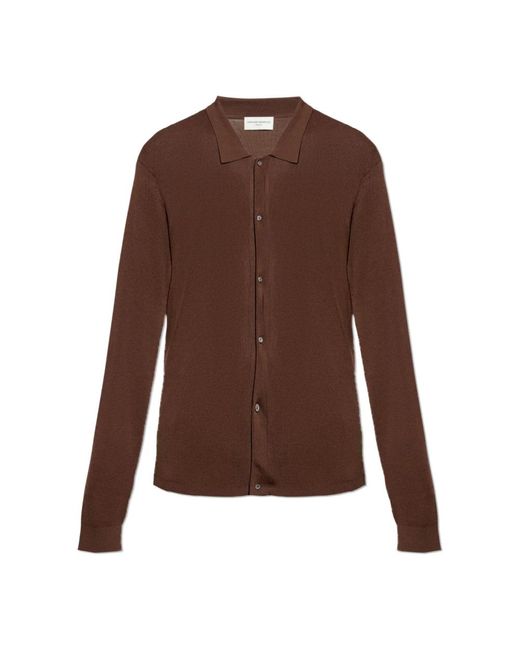 Cardigans Officine Generale de hombre de color Brown