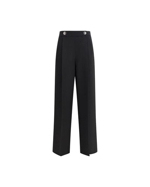 Giorgio Armani Black Seidenkrepp-Cady-Ein-Dart-Hose