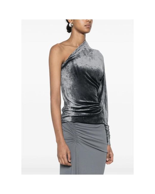 Rick Owens Gray Blouses