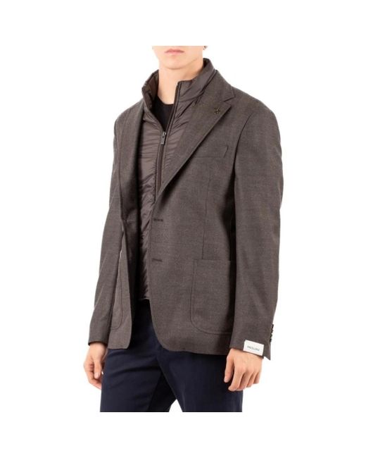 Paoloni Brown Blazers for men