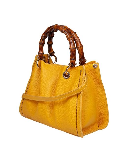 Handbags di Plinio Visona' in Yellow