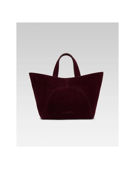 CAREL PARIS Purple Tote Bags
