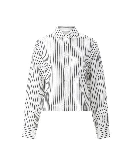 Closed Overhemden ,Wit ,Lyocell Blouse in het Gray