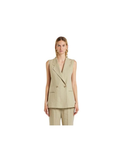Marella Metallic Waistcoats