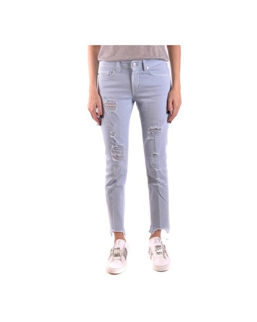 Dondup Slim Fit Denim Jeans in het Blue