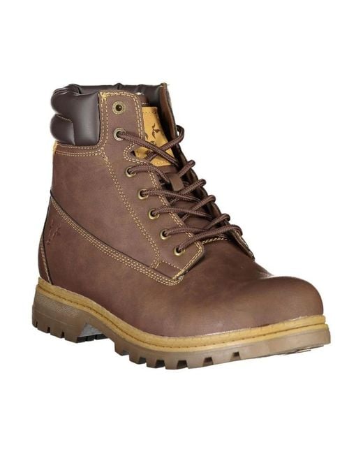 Carrera Brown Lace-Up Boots for men