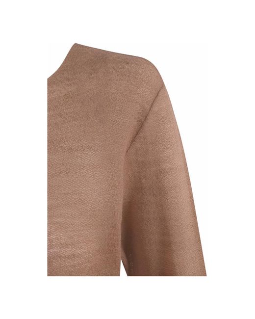 Round-Neck Knitwear Cortana de color Brown