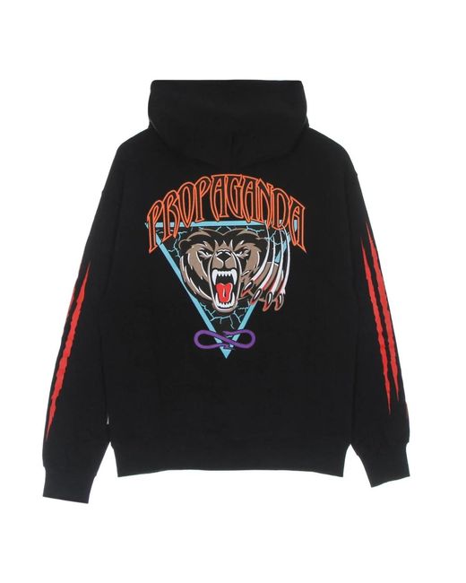 Propaganda Black Hoodies for men