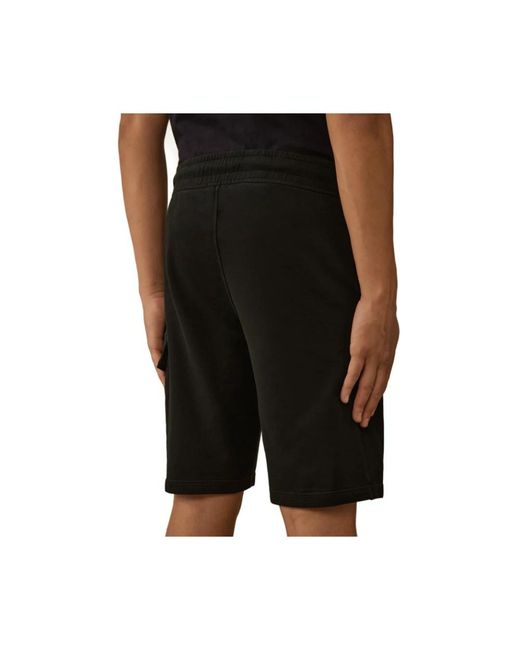 C P Company Black Casual Shorts for men