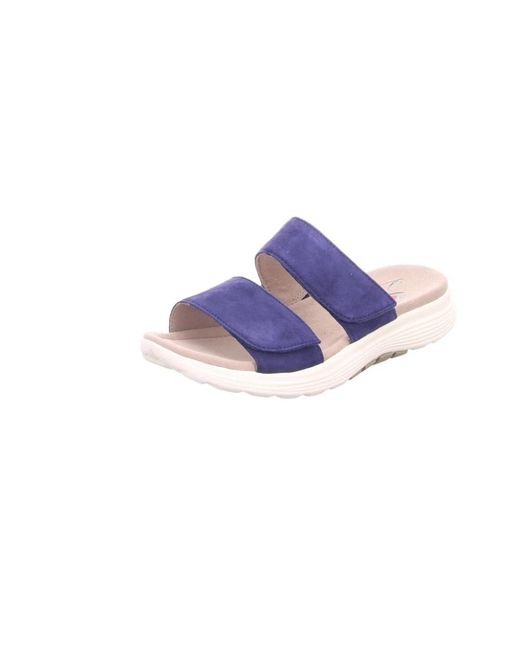 Gabor Purple Two-Strap Slider