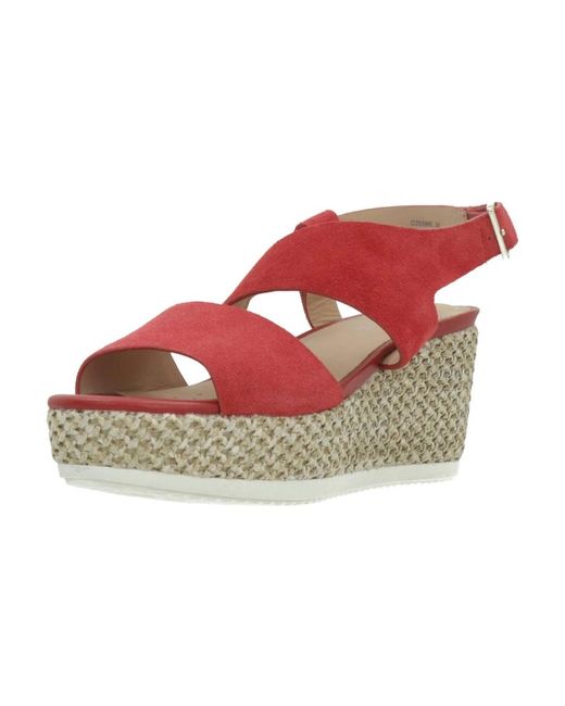 Geox Red Wedges