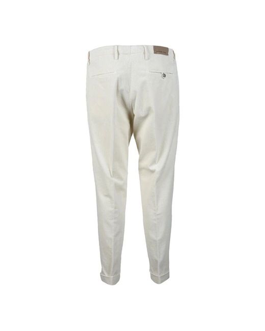 Michael Coal Slim Fit Hose Aus Baumwollmischung in Gray für Herren