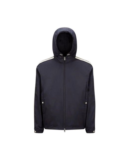 Moncler Blaue Olan Kapuzenjacke Leicht Funktional Stilvoll in Blue für Herren