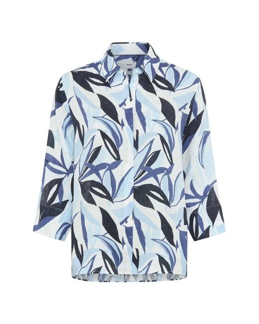 Brax Vicki Blouse in het Blue