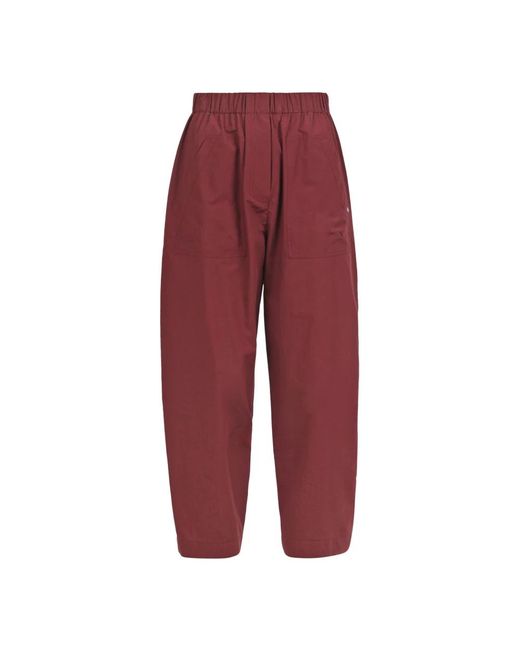 Ottod'Ame Red Cropped Trousers