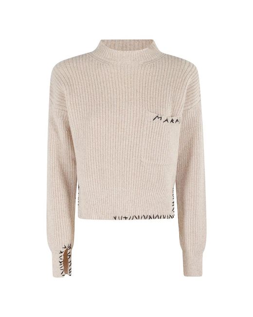 Marni Turtlenecks in het Natural
