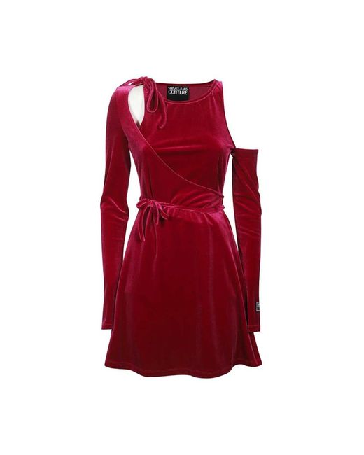Versace Jeans Couture Red Short Dresses