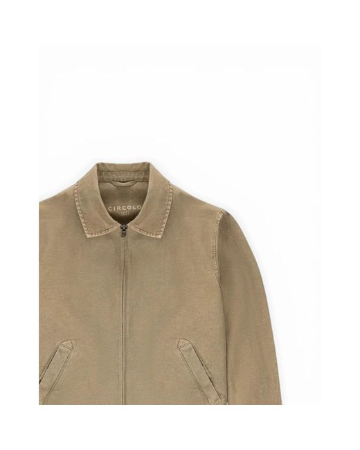 Circolo 1901 Natural Bomber Jackets for men