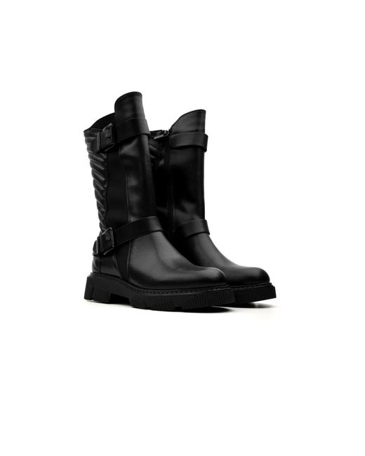 Tosca Blu Black High Boots