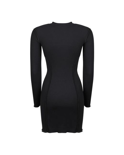 Palm Angels Black Short Dresses