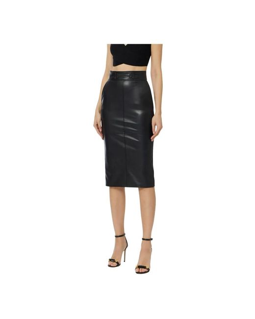 Elisabetta Franchi Black Pencil Skirts