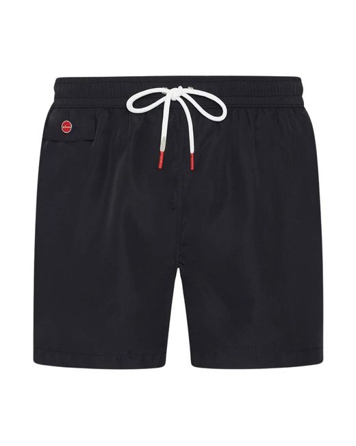 Kiton Badmode ,Blauw ,Polyester Swim Boxer Shorts in het Blue voor heren