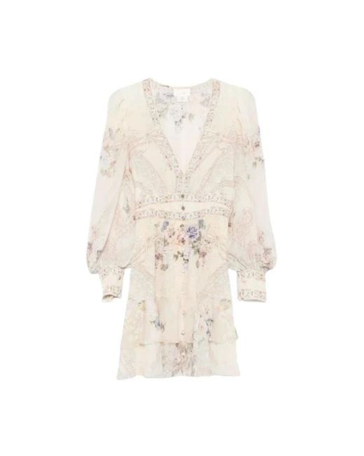 Camilla Natural Short Dresses